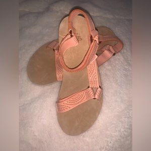 Pink Teva Sandals